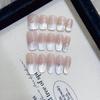 Naizi Uñas Postizas Fototerapia Hechas a Mano Pura Burbuja Marina Venta al por Mayor Producto Terminado Parche Reutilizable Removible Gato