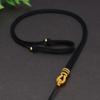 Cordão Pendente Tecido à Mão para Colar de Âmbar Dourado, Cordão para Pingente de Jade, Cordão para Pendurar Pingente de Jade e Cordão para Acessórios