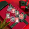 Llavero Navideño de Dibujos Animados Estudiante Lindo Mochila DIY Colgante Pequeño Decoración Navideña Pequeño Regalo Llavero