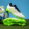 Zapatos de Fútbol Deportivos Transfronterizos para Niños y Estudiantes, Tacos Tf para Entrenamiento en Césped Artificial, Zapatos Profesionales de Competición Ag Long Spike para Hombres y Mujeres