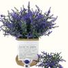 Punto transfronterizo Amazon flor artificial simulación plástico flor falsa Cola de perro espiga de trigo hierba exterior lavanda decoración de ingeniería