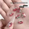 Decorações de Nail Art Roxo Cristal com Diamantes K9 Deslumbrantes, Sem Base, Diamantes Empilhados Feitos à Mão, Unhas Coloridas de Doce de Rocha