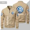 Primavera y Otoño 2023 Chaqueta Fina con logo de Coche para Hombre Talla Europea Talla Grande Top Deportivo para Hombre con Cremallera Chaqueta con logo de Motocicleta