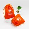 Fábrica da marca Shenzhen Hamson 1, fornecimento por atacado de bolsa de flanela laranja, logotipo em serigrafia, conforme necessário