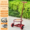 Nuevo Carrito Pequeño de Mano con Dos Cubos para Hogar, Carrito de Vertido Manual, Carrito de Hierro Forjado para Agua Sucia, Carrito de Basura Portátil, Carrito Pequeño Sencillo