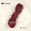 Corda de Couro Pingente Versátil Corrente para Pendurar Alça de Bolsa de Mão Corda Trançada Acessórios Roupa Chapéu Sapato Acessórios de Flor Corda com Núcleo Corda de Couro DIY