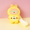 Cartera pequeña Labubu para niños de silicona, pequeño regalo, llavero, colgante, lindo regalito para máquina de garra, en stock