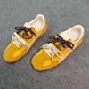 Zapatillas Deportivas de Malla Transpirables Alemanas con Suelas Gruesas, Estilo Casual Deportivo, Versátiles, con Aumento de Altura, Malla Lateral y Cordones de Color Contrastante, Mismo Estilo que la Mamá de Uva