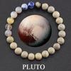Pulsera Planeta de Piedra Natural Adolescente Ocho Planetas Espacio Regalo de Cumpleaños Amigos Amistad Pulsera Estilo Deportivo