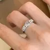 Anillo Brillante de Circonita Microincrustada para Mujer, Tendencia Ins, Diseño de Nicho, Anillo para Dedo Índice, Nuevo Estilo Chino, Lujo Ligero, Anillo Versátil, Regalo