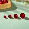 Cuentas Redondas de Vidrio Jelly de 4-10 mm Cuentas Sueltas de Jade Sintético Pulseras Collares Hechos a Mano con Cuentas Accesorios de Joyería Cuentas