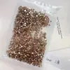 Arte de Unha Champagne Flat Joias de Diamante Pacote Completo Versátil Mini Gota D'água Borboleta Lua Formato Acessórios de Arte de Unha com Diamante Atacado