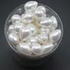 ABS Colorido Concha de Imitación Gotas de Agua Agujero Único Cuentas Brillantes Decoración para el Cabello Pendientes Joyería Hecha a Mano DIY Accesorios Cuentas Sueltas