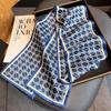 Bufanda Larga Pequeña de Moda Combinable Nueva Bufanda Larga Estilo Coreano Bufanda Decorativa Exterior Bufanda de Alta Calidad Lujo Simple Ligero