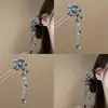 Grampo de Cabelo Duplo Flor Magnólia Iceberg Estilo Clássico com Toque de Luxo, Acessório de Grampo para Cheongsam de Uso Diário, Ferramenta de Penteado, Ornamento de Cabelo Estilo Antigo