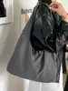 Bolsa de ombro leve vintage 2026 estilo coreano Dongdaemun moda xadrez texturizado simples listrado sob o braço