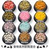 Simulación fruta comida pastel arcilla polimérica parche ultrafino cerámica coloreada lentejuelas para uñas DIY material de juguete hecho a mano