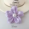 Rosa Claro Flor de Cerezo Perla Satín Floral Tela Accesorios DIY Bolsa Zapato Flor Sombrero Accesorios Accesorios para el Cabello Accesorios para Ropa
