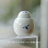 Moji Liquidación Jade Barro Porcelana Blanca Pintado a Mano Flor de Glicina Colección Tetera Cerámica Juego de Té Kung Fu Taza de Té Lata de Té