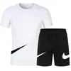 2026 Verano Nike Conjunto Casual de Pantalón Corto de Manga Corta para Hombre Malla Transpirable Conjunto Deportivo Fabricante Transfronterizo Venta al por Mayor