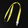 Hebilla de una pieza Cordón Engrosado Venta al por mayor Cordón para Insignia de Identificación Marca 25 Piezas/Paquete Cuerda para Colgar en el Cuello de la Tarjeta de Identificación de Empleado