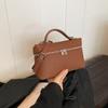 Bolsa de Mão Feminina Nova Chegada 2024 Outono e Inverno Simples Fashion Pequena Quadrada Estilo Coreano Têxtil de Nicho Versátil Tendência Bolsa Transversal