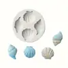 Nuevo Espejo Pegamento de Concha Marina Multifacética de Silicona Abrasiva Concha Artificial Manualidades Joyería Decorativa Molde