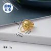 Puxador de Cabeça de Animal Imitação Puxador para Caixa de Vinho Puxador para Caixa de Baijiu Puxador de Liga para Embalagem Puxador de Cabeça de Fera Retrô para Caixa de Presente