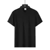 Venta al por mayor de fábrica transfronteriza Camisa Polo para hombre de manga corta de verano para exteriores que absorbe la humedad, secado rápido, elástica, fresca, corte ajustado, camiseta estilo coreano