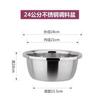 Acero inoxidable no magnético extra grueso cocina y lavabo batidor de huevos cuenco profundo cuenco para verduras lavabo lavabo doméstico desagüe Cuenco