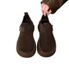 Zapatos Birkenstock de Suela Gruesa de Otoño para Mujer con Pequeño Aumento de Altura 2025 Nuevos Mocasines Retro Birkenstock de una Sola Tira