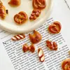 Brinquedo Comida Miniatura Simulada Água Alcalina Pão Baguete Creme Cola Resina Acessórios DIY Bolo Casa de Bonecas Decoração de Mesa