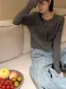 Cárdigan de Punto Suave Estilo Perezoso Otoño de Lino para Mujer 2026 Nuevo Coreano Casual Versátil Suéter Top de Manga Larga
