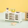 Casa de Muñecas Casa de Muñecas Modelo Miniatura Gabinete de TV Gabinete Combinado Modelo Mini Aparador 1:12 Minutos Ob11