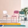 Cadeira de Plástico Casa Confortável Simples Cadeira de Jantar Fabricante Moderna Simples Banco Celebridade da Internet Personalizado Econômico Cadeira com Encosto
