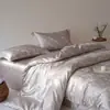 Nuevo Conjunto de Cuatro Piezas Jacquard Cationico Simple de Moda Lujo Ligero Ins Aurora
