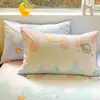 Un Par de Fundas de Almohada de Algodón con Dibujos 48X74 Fundas de Almohada Domésticas para Niños Funda Protectora de Almohada Individual para Dormitorio