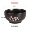 Cuenco de cerámica vintage de estilo nuevo con cambio gradual, cuenco doméstico para fideos de carne, cuenco para sopa, cuenco grande de arroz de estilo japonés, cuenco para hornear carne, cuenco para gachas de arroz