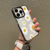 Diseño de Margarita Primaveral Adecuado para Apple 18 Pro Estuche Artístico para Teléfono iPhone 17 TPU Transparente Anti-Caídas Suave