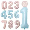 Estilo ins novo balão de filme de alumínio azul bebê cor de talco para bebê decoração de aniversário adereços para fotos brinquedos infantis