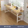 Mesa larga simple habitación de alquiler uso doble capa contra la pared escritorio rectangular escritorio para computadora sala de estar del hogar mesa para dos personas