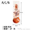 Fabricante Kemu Cuchara de Madera, Sin Pintar ni Encerar, Cuchara de Madera con Mango Largo para Uso Doméstico, Cuchara para Gachas, Cuchara para Hot Pot, Se Puede Colgar