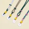 Cordón de Colgante de Loto de una Cara con Colgante de Jade y Oro, Cordón de Collar Tejido a Mano de Jade Fresco para Hombres y Mujeres, Venta al por Mayor