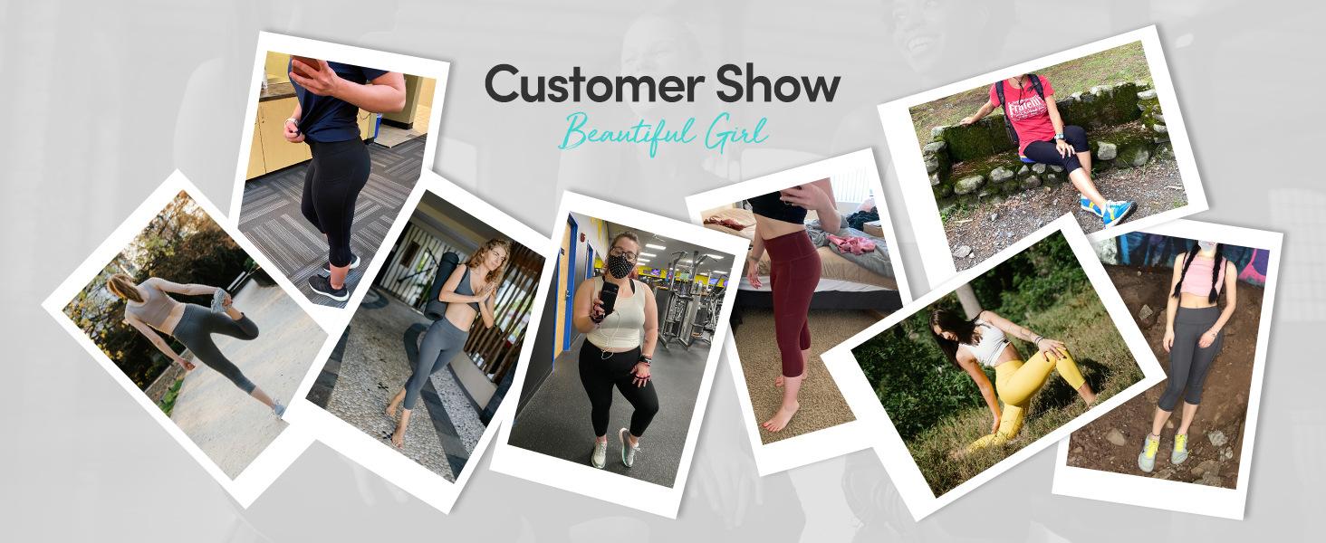 capri leggings with pockets for women