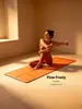 Tapete de yoga personalizado transfronteiriço de borracha PU, antiderrapante, espessado e alargado, 185*68*0,5cm, tapete de nível profissional para estúdios de yoga