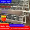 Placa de gradeamento pintada com spray de plástico personalizada para estrada de cavalos ventilação e drenagem grade de aço grade de aço plano em estoque fabricante de placas placa de passarela