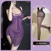 Lencería Sexy con Deseo Puro, Camisón con Diseño de Lazo de Cinta en el Pecho Vestido para Mujer Qqny