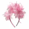 Fábrica de Origen de Nuevos Accesorios Halloween Flor de Plumas Accesorios para el Cabello Flor para la Cabeza Venta al por Mayor Diadema de Halloween Hebilla para la Cabeza de Mujer