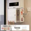 Cubierta para calentador de agua con apertura, decoración de tubería de gas, estante de tablero perforado para cocina, panel de ocultación de gas natural