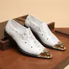Populares Zapatos de Negocios Casuales de Moda Transfronterizos Europeos y Americanos con Puntera de Acero para Hombre, Zapatos de Tendencia Elegantes de Caña Baja - 25932
